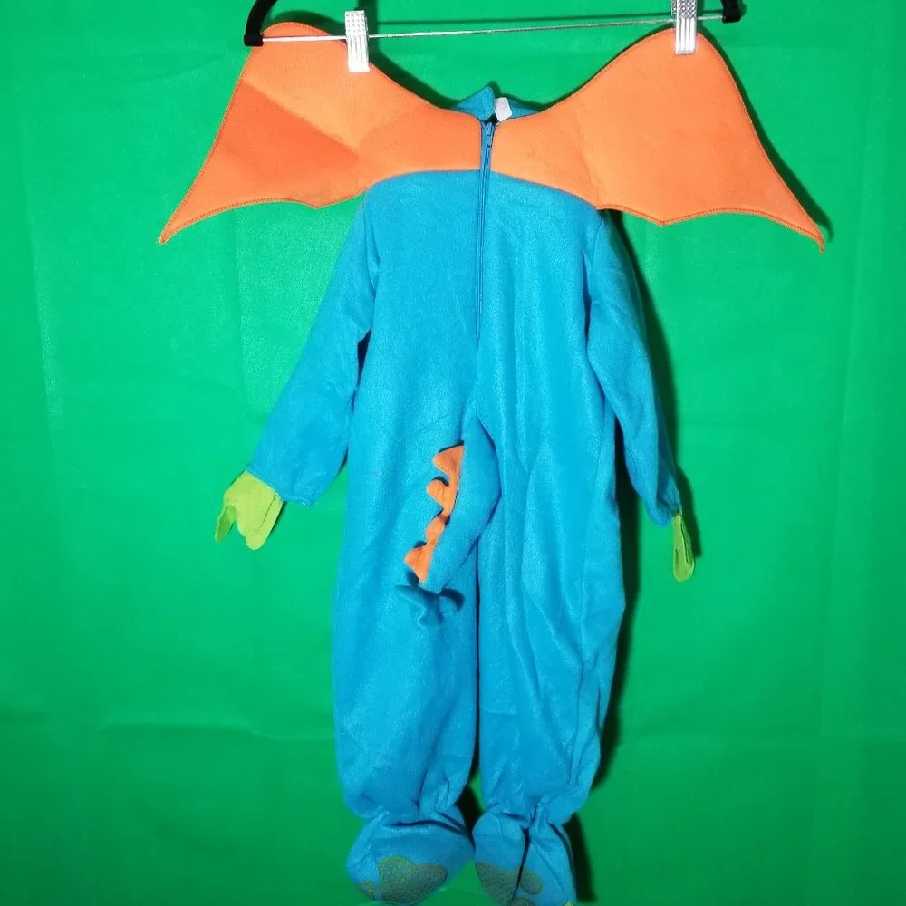 InCharacter Plush Dinky Dragon Infant Costume 12-18 Months (Missing Head Piece)